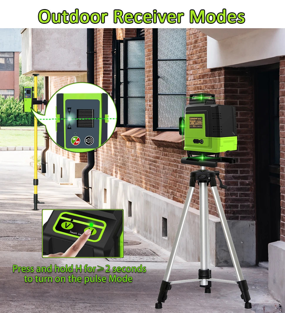 Remote Control 4D 16 lines Laser Level