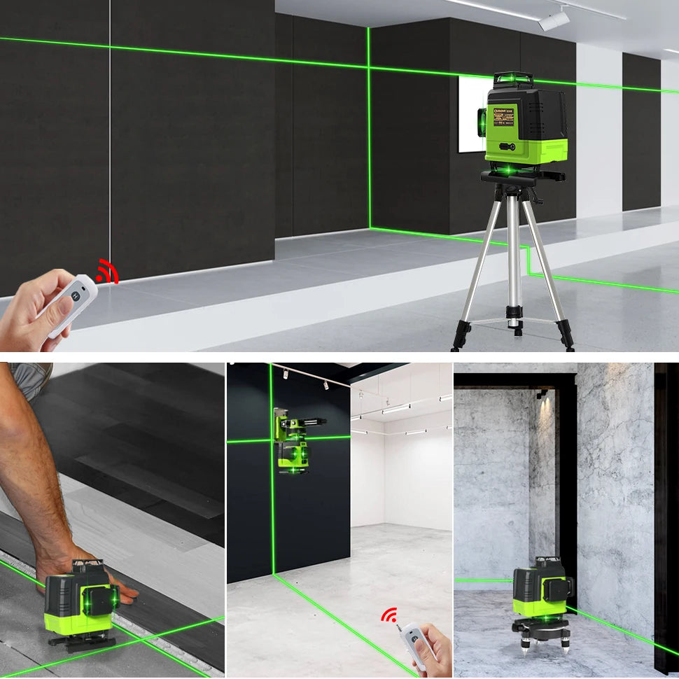 Remote Control 4D 16 lines Laser Level