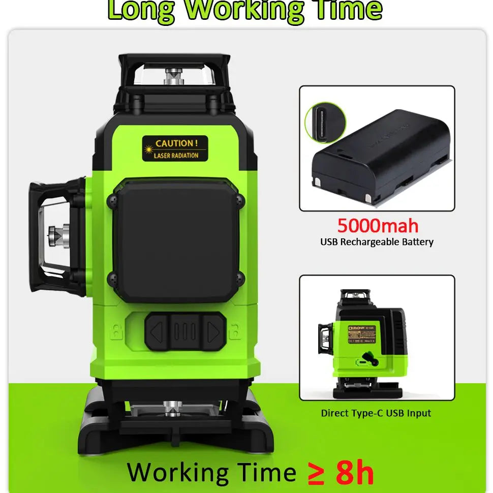 Remote Control 4D 16 lines Laser Level