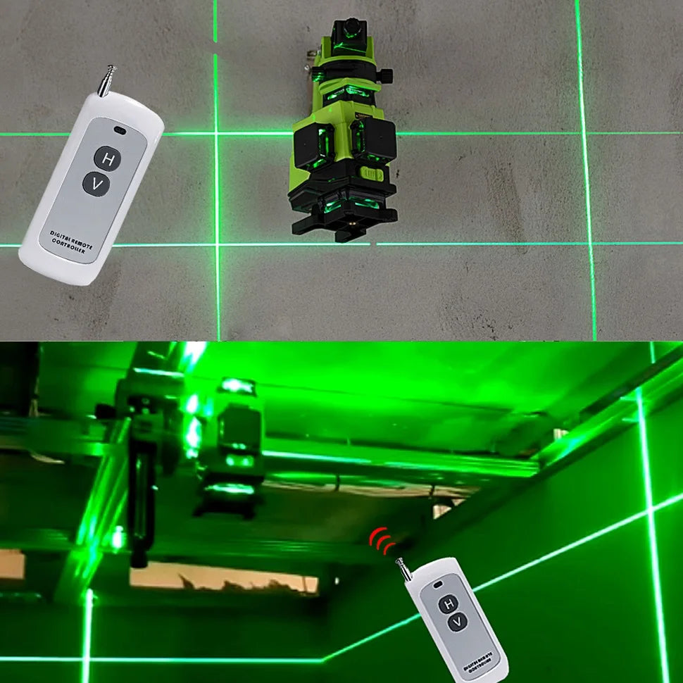 Remote Control 4D 16 lines Laser Level