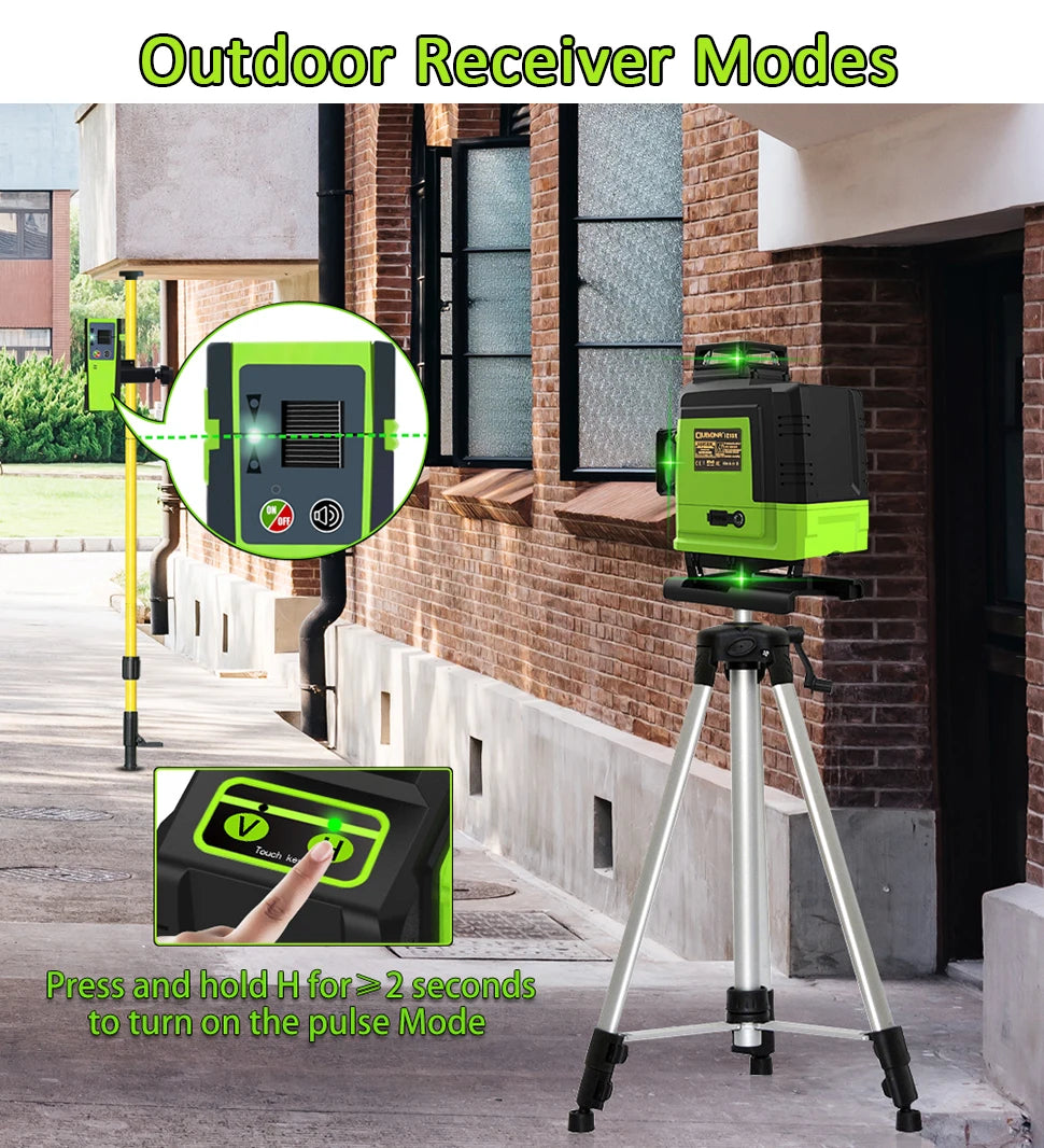 Remote Control 4D 16 lines Laser Level