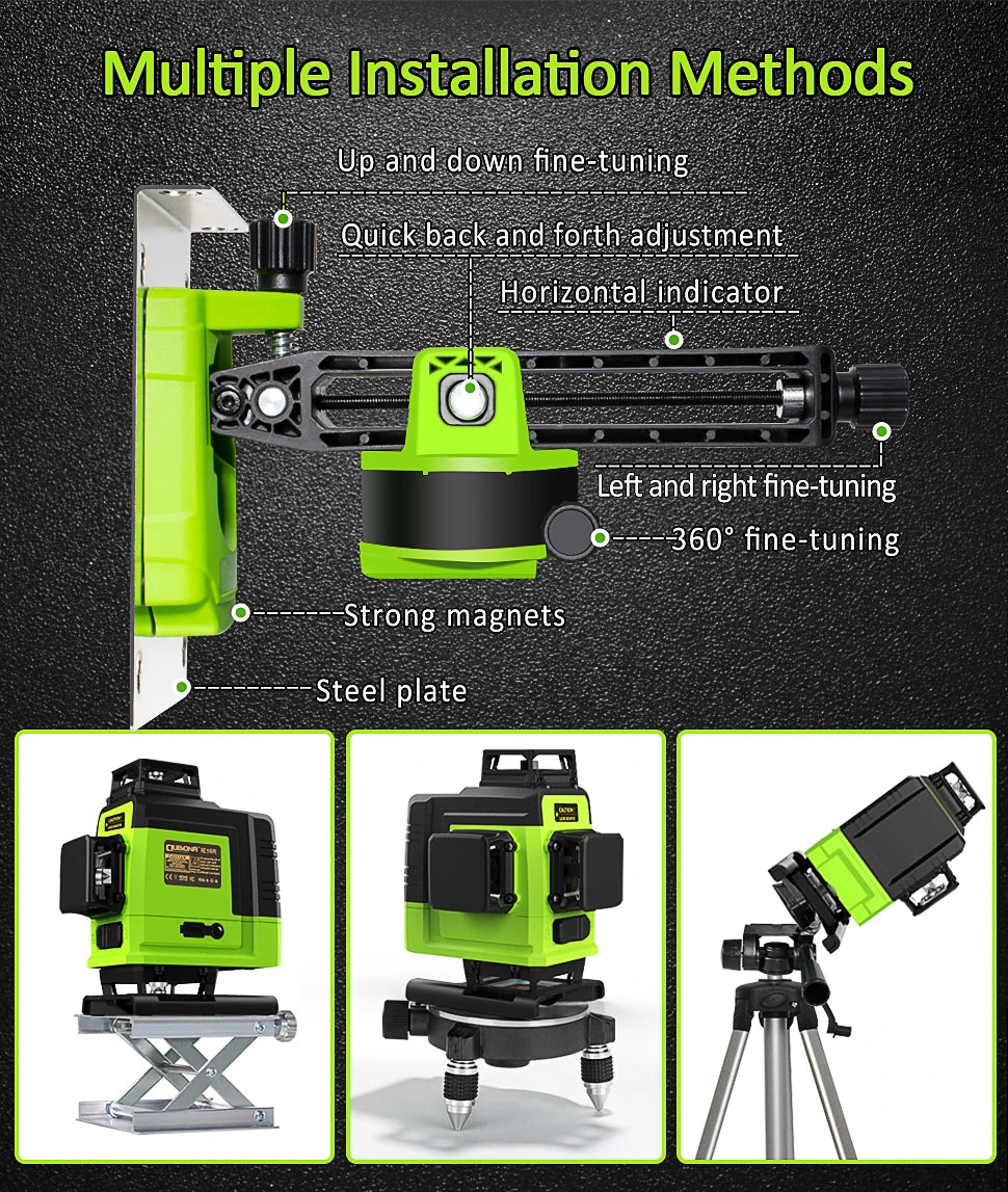 Remote Control 4D 16 lines Laser Level