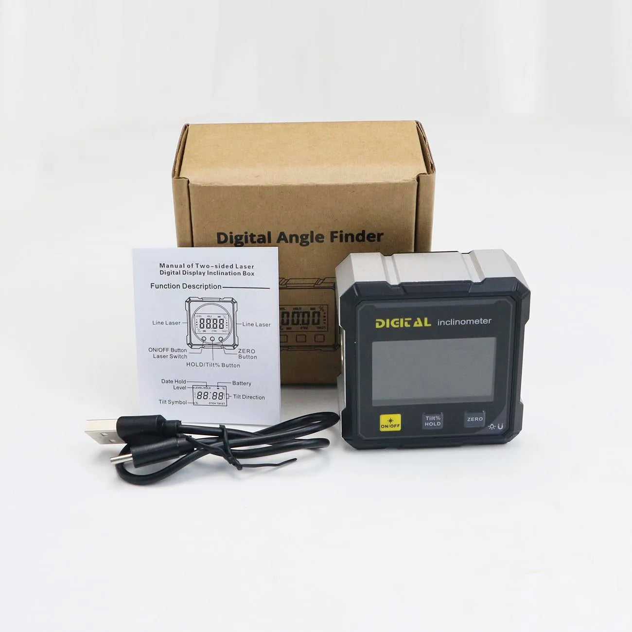 Digital Angle Finder & Inclinometer