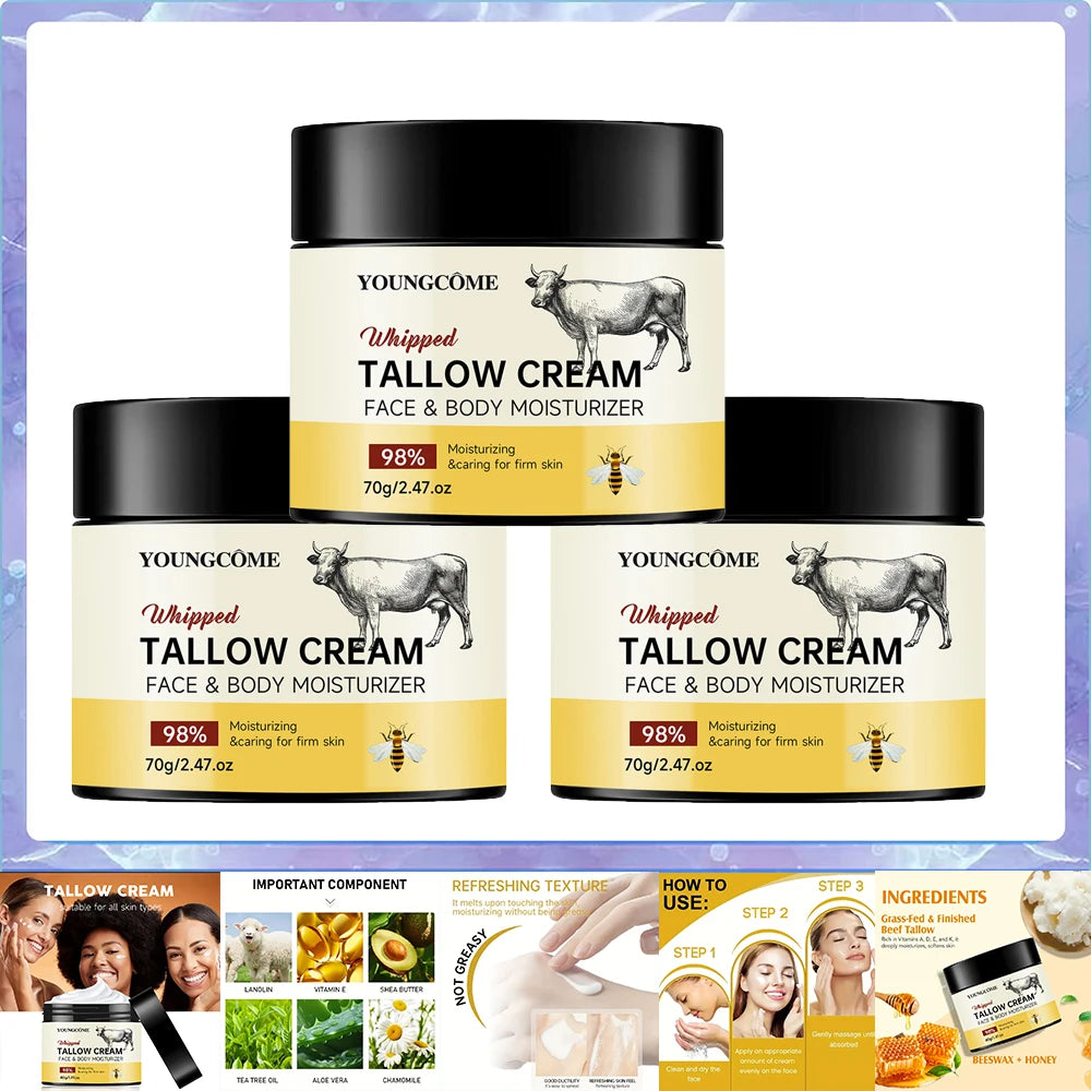 Beef Tallow Face & Body Moisturizer