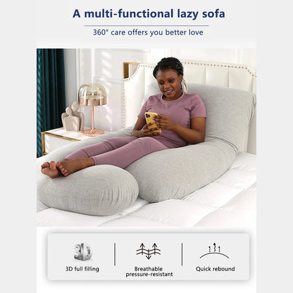 J-shaped Maternity ＆ Pregnancy Pillow
