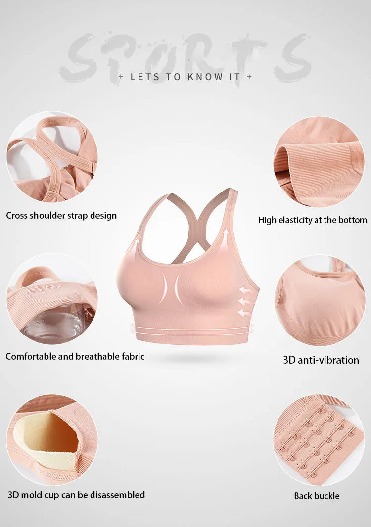 Padded Quick Dry Sports Bra