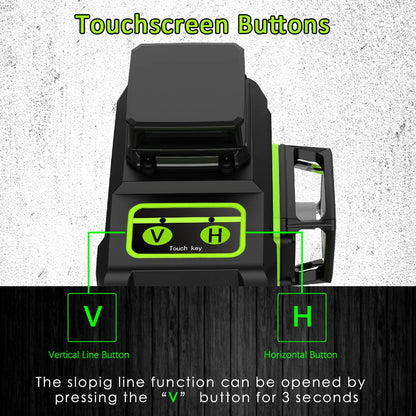 Remote Control 4D 16 lines Laser Level
