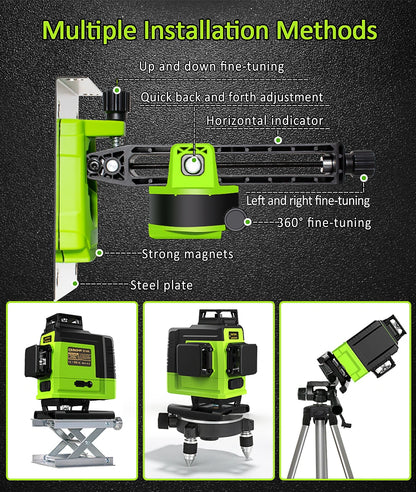 Remote Control 4D 16 lines Laser Level