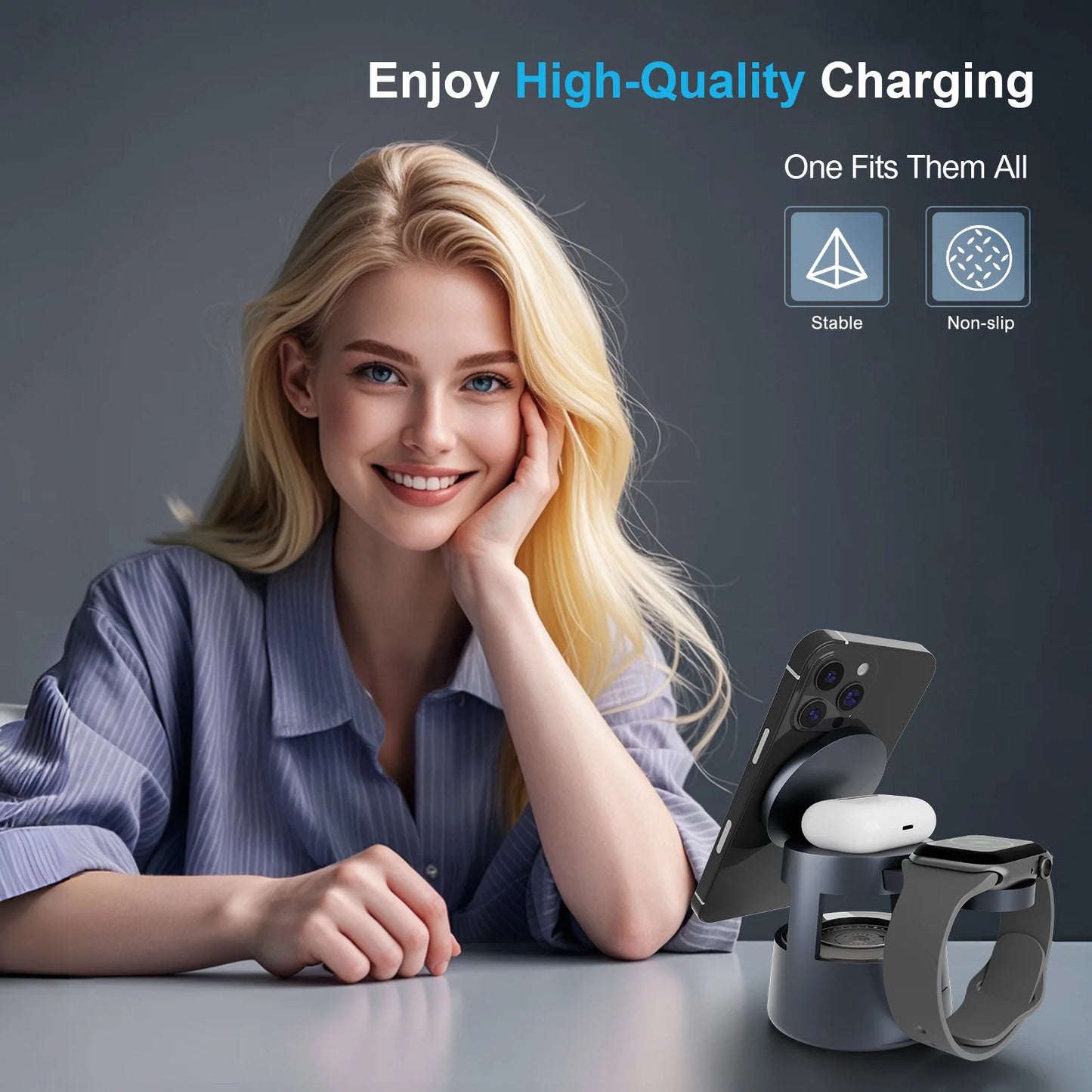 4 in 1 Magnetic Wireless Charger