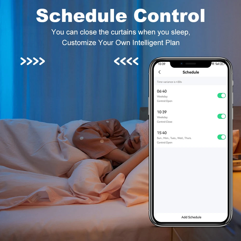 Smart WiFi Shutter Curtain Motor