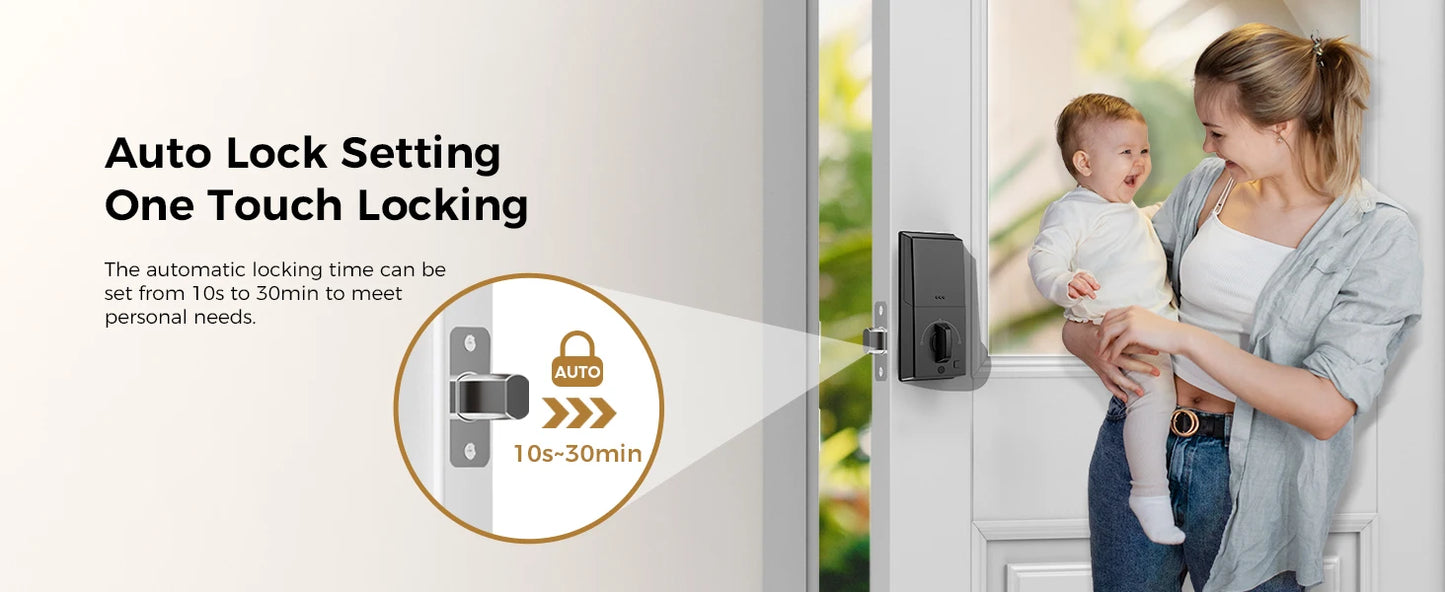 5-in-1 Smart Fingerprint Deadbolt