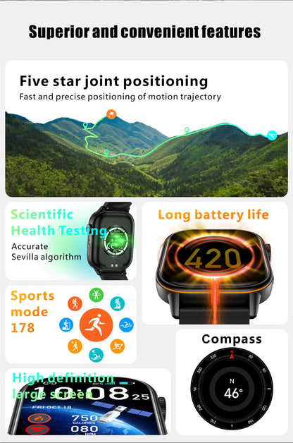 Android IOS GPS Smart Watch
