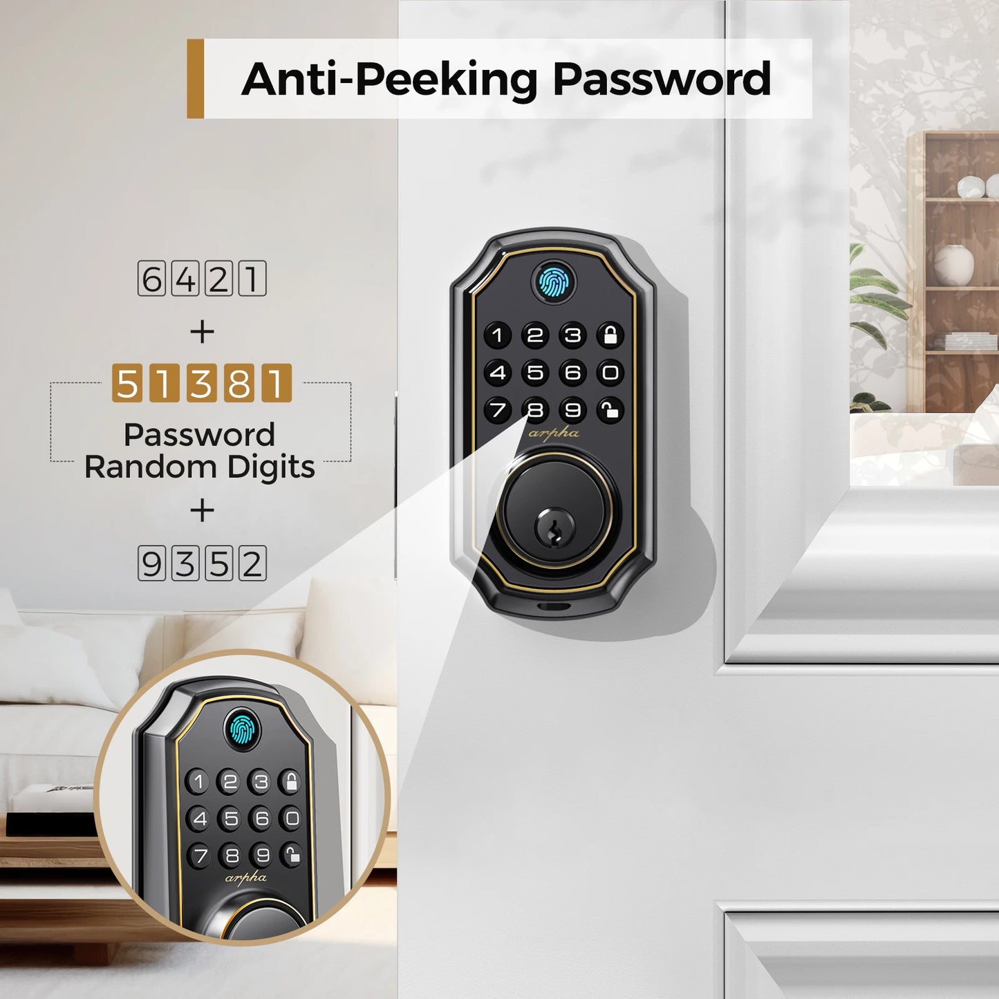 5-in-1 Smart Fingerprint Deadbolt