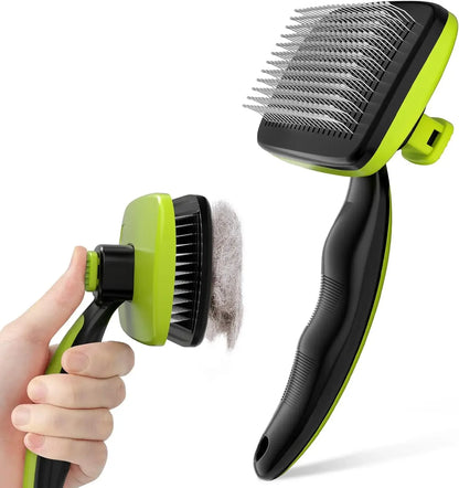 Pets Self-Cleaning Slicker Brush