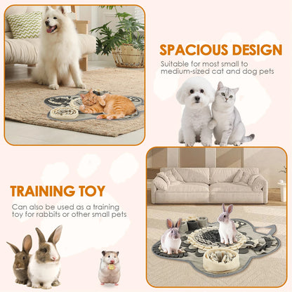 Dog Bone Shape Snuffle Mat