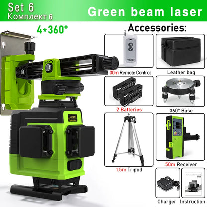 Remote Control 4D 16 lines Laser Level