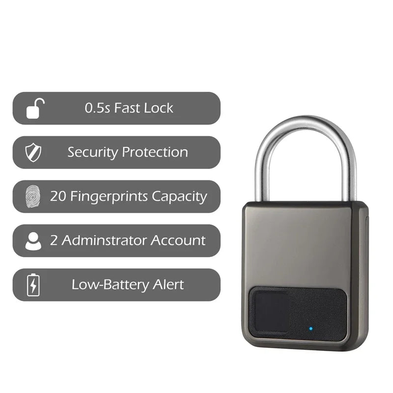 Smart Fingerprint Padlock