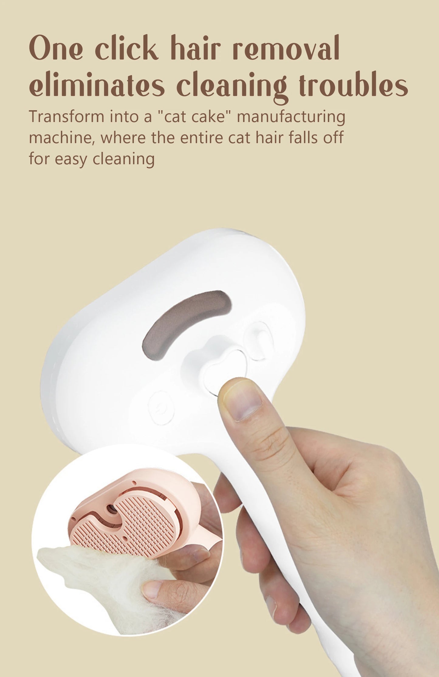 Pets Steam Massage Brush