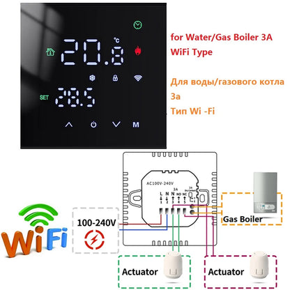 Smart LCD WiFi Thermostat