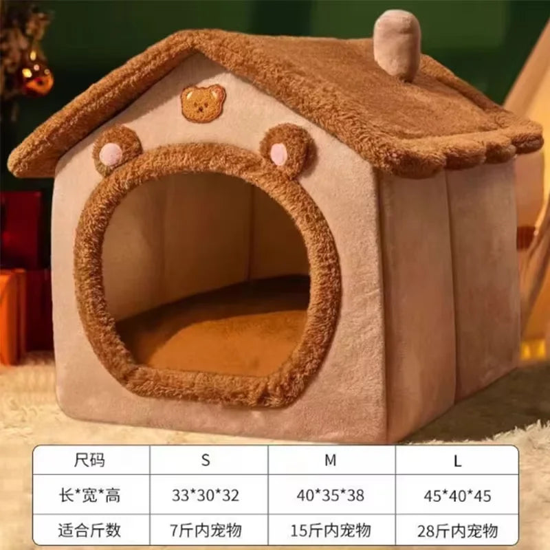 Foldable Washable Pets House