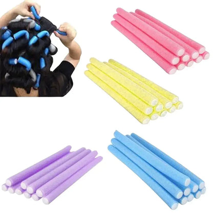 10pcs Heatless Hair Curler