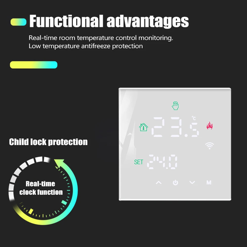 Smart LCD WiFi Thermostat