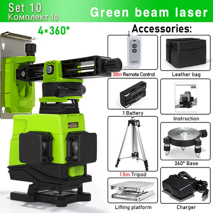 Remote Control 4D 16 lines Laser Level