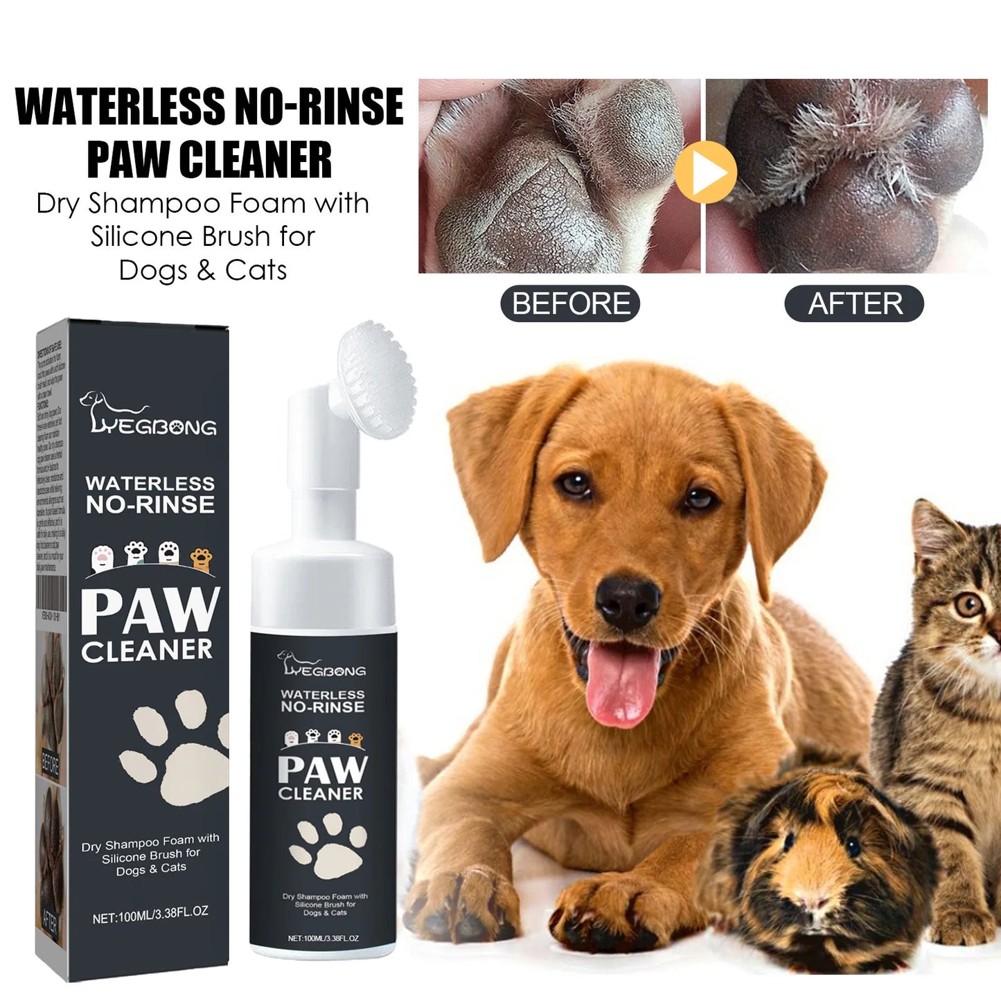 Pet Waterless Paw Cleaner