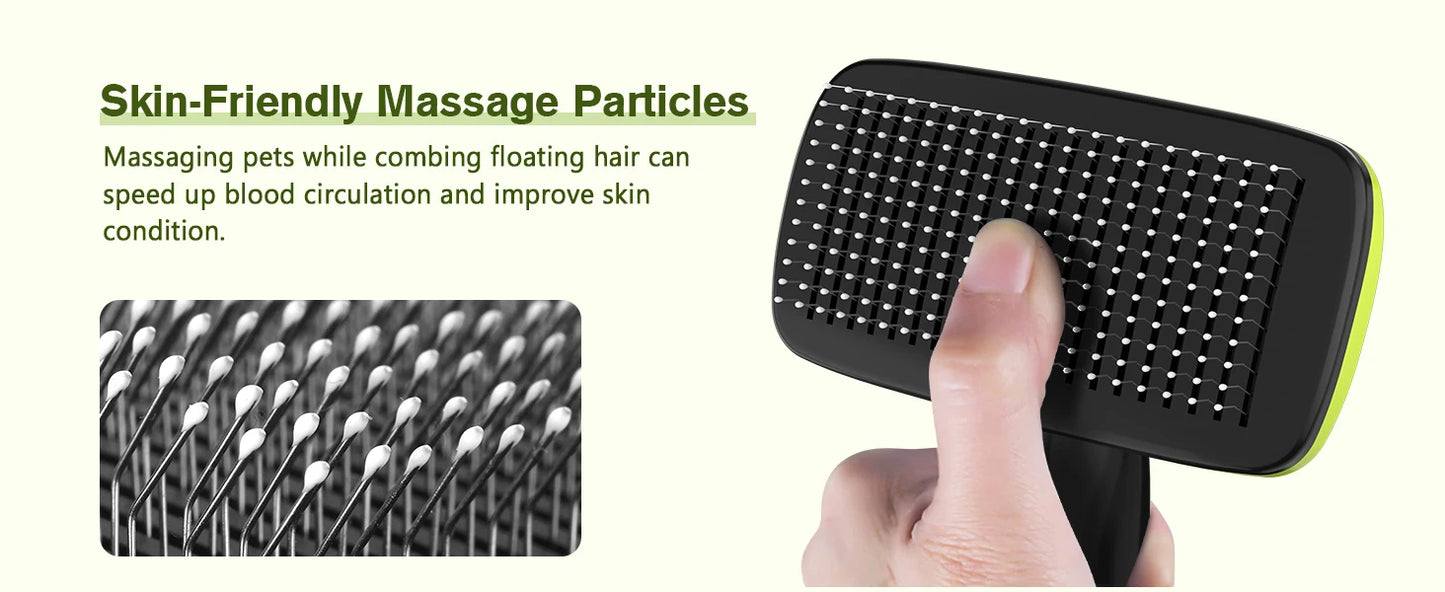 Pets Self-Cleaning Slicker Brush