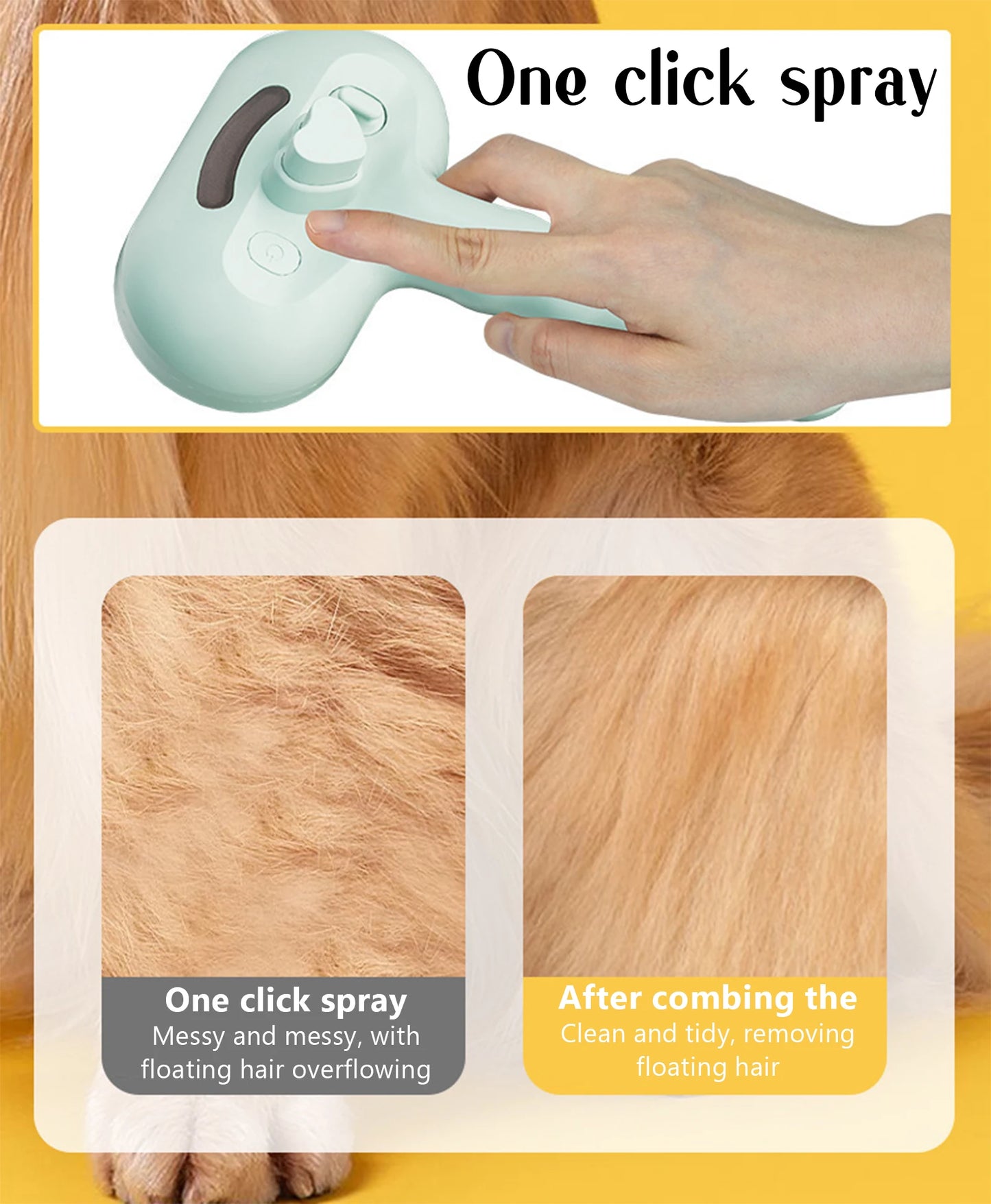 Pets Steam Massage Brush