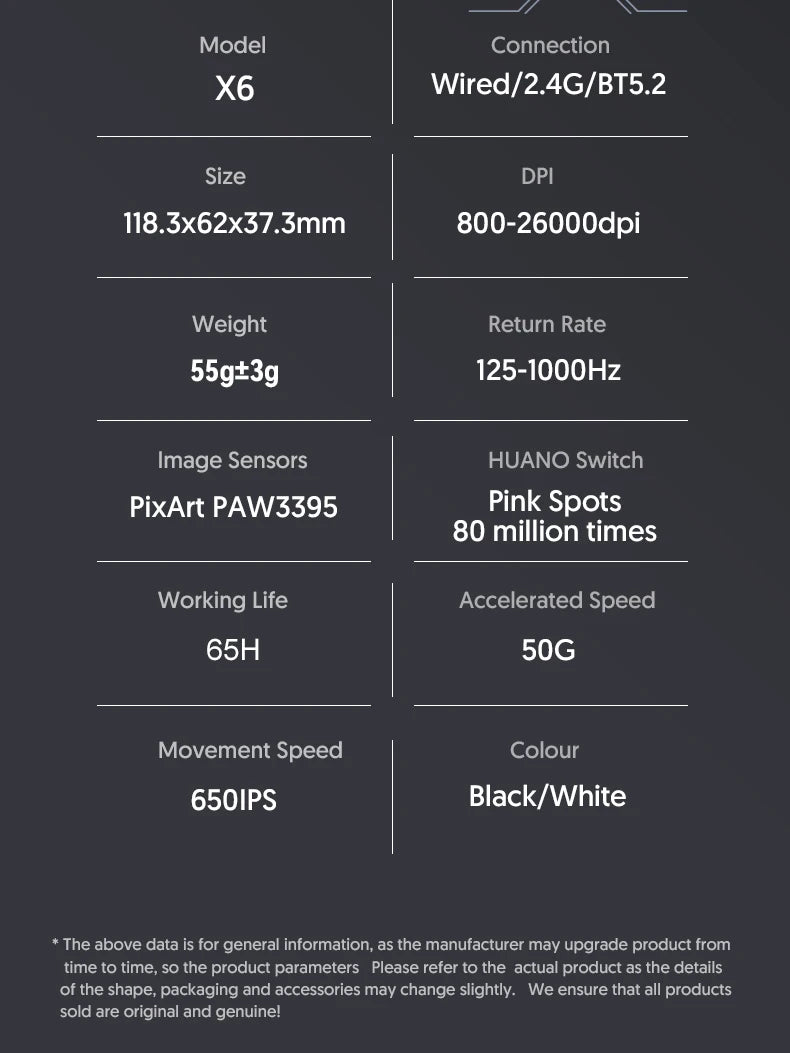 Attack Shark X6 Bluetooth Mouse