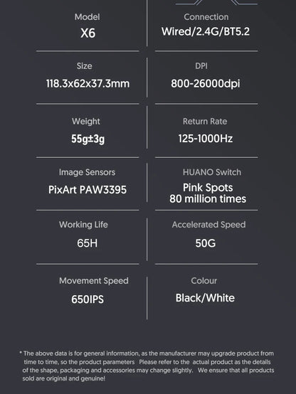 Attack Shark X6 Bluetooth Mouse