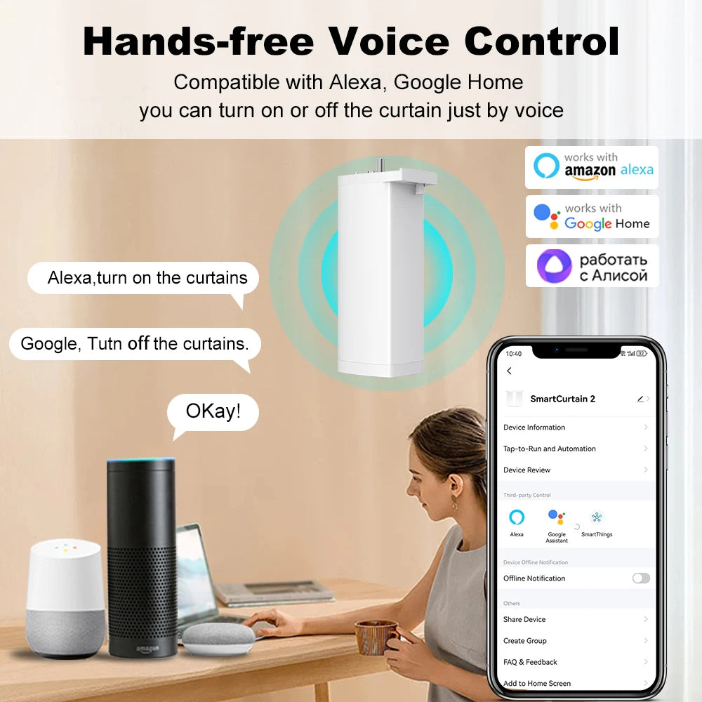 Smart WiFi Shutter Curtain Motor