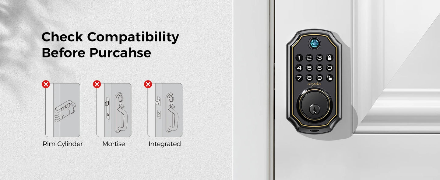 5-in-1 Smart Fingerprint Deadbolt