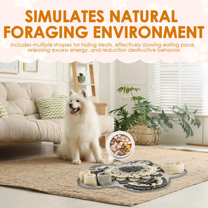 Dog Bone Shape Snuffle Mat