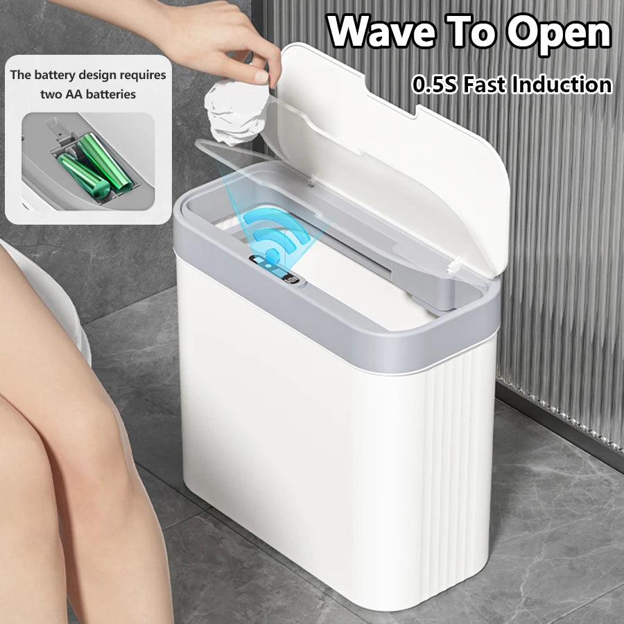 Smart Wall-Mounted Trash Can