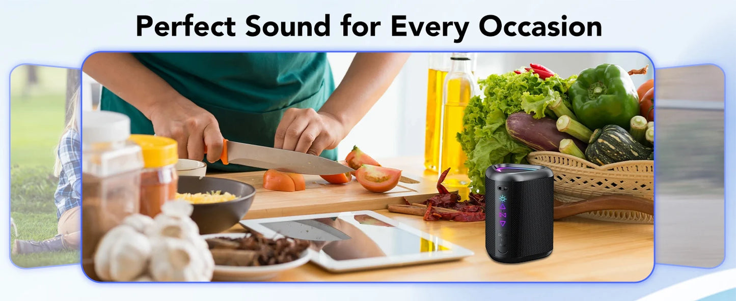 Portable Speaker with Led Light