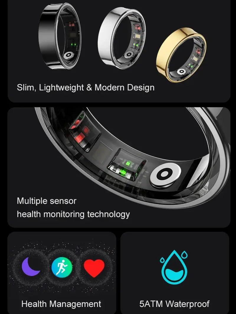 Smart Health Monitor Ring