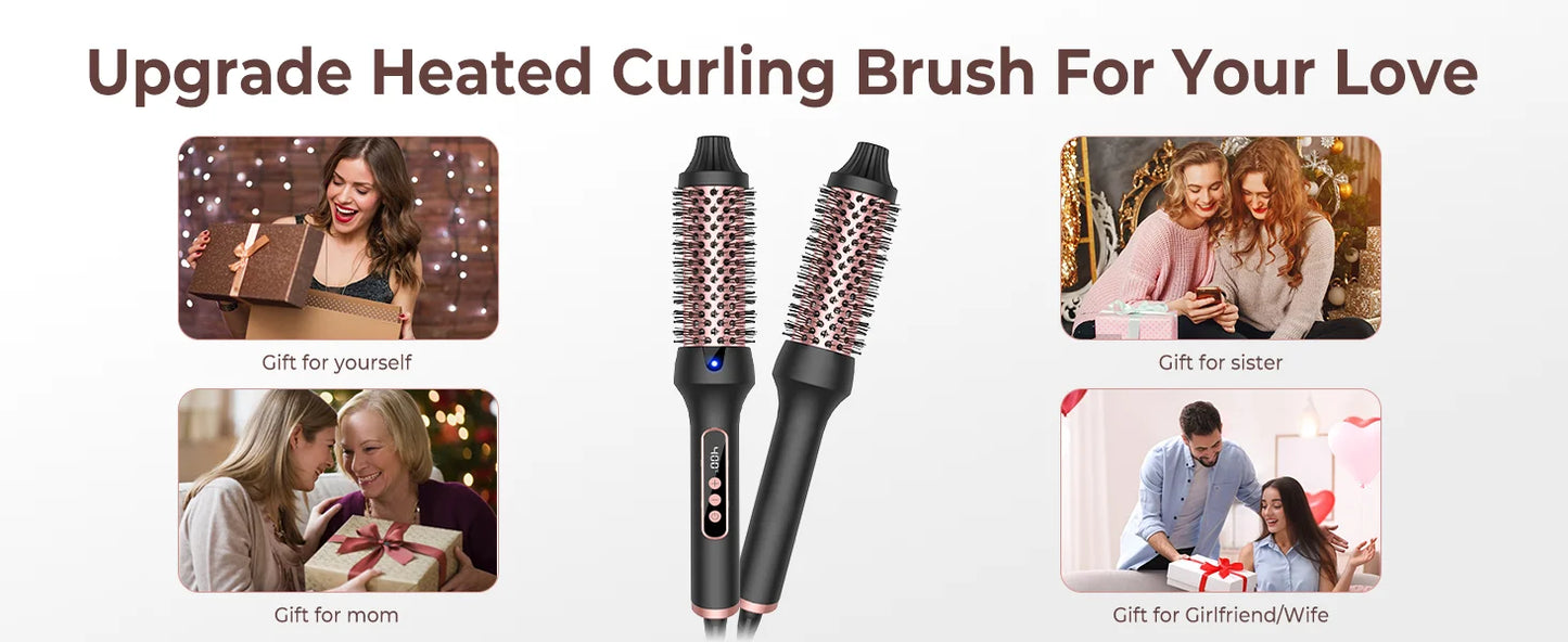 3 in 1 Curling Iron Hair Brush