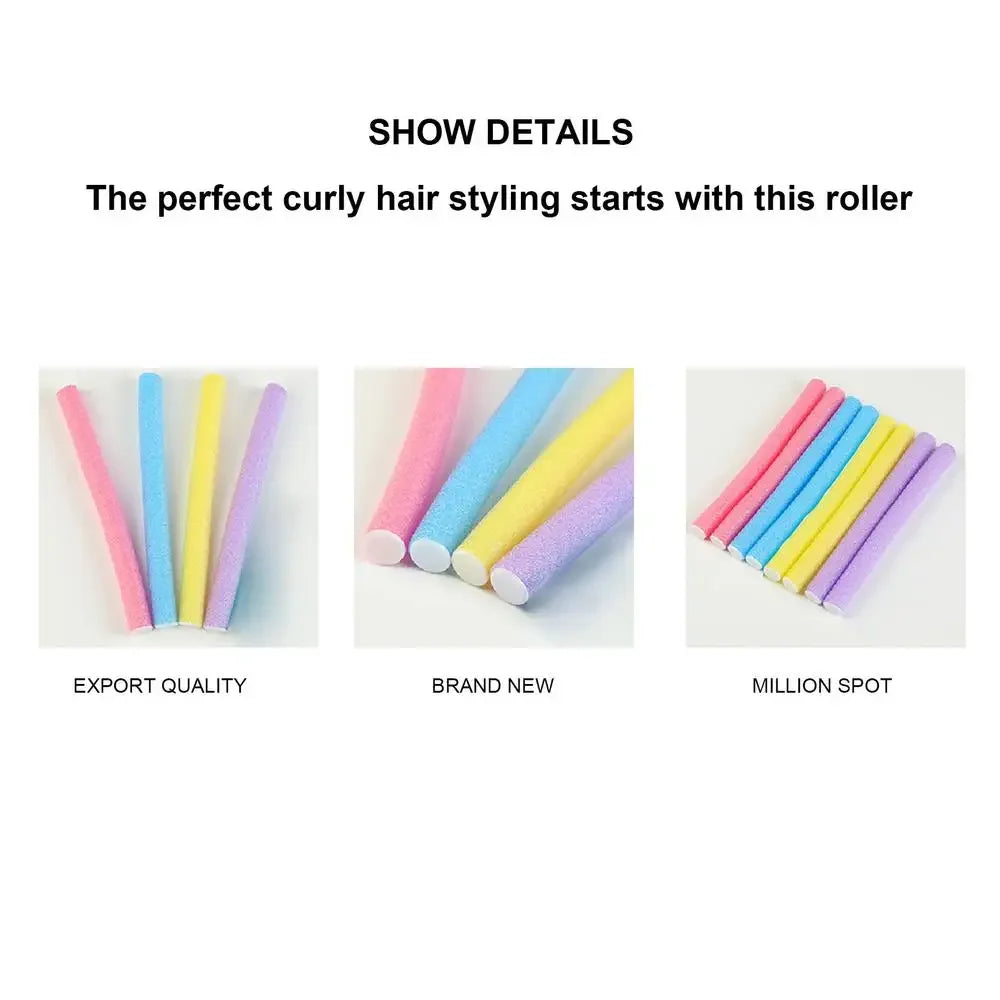 10pcs Heatless Hair Curler