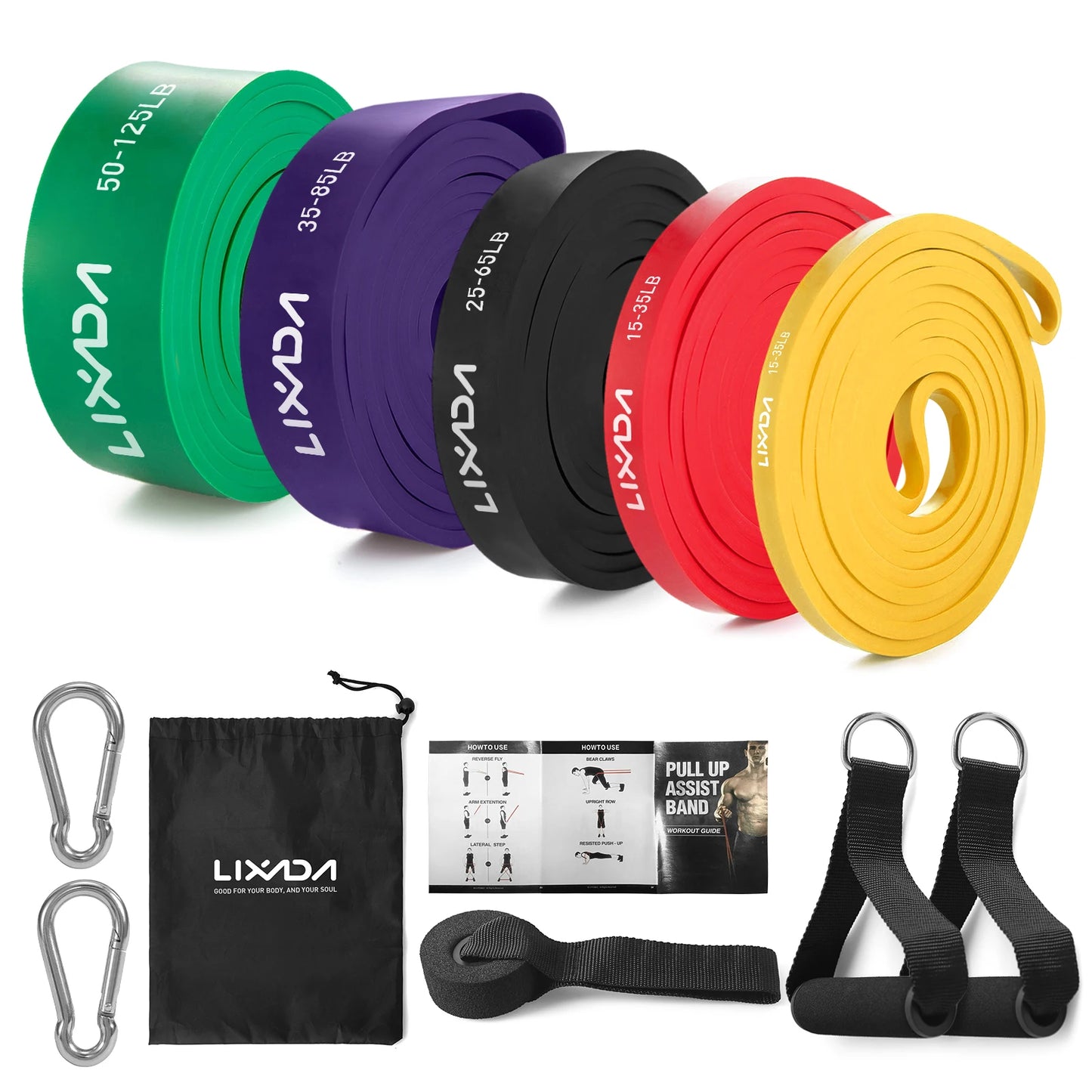 5 Packs Resistance Loop Bands