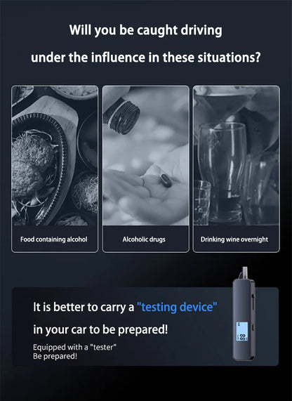 Digital Lcd Alcohol Tester