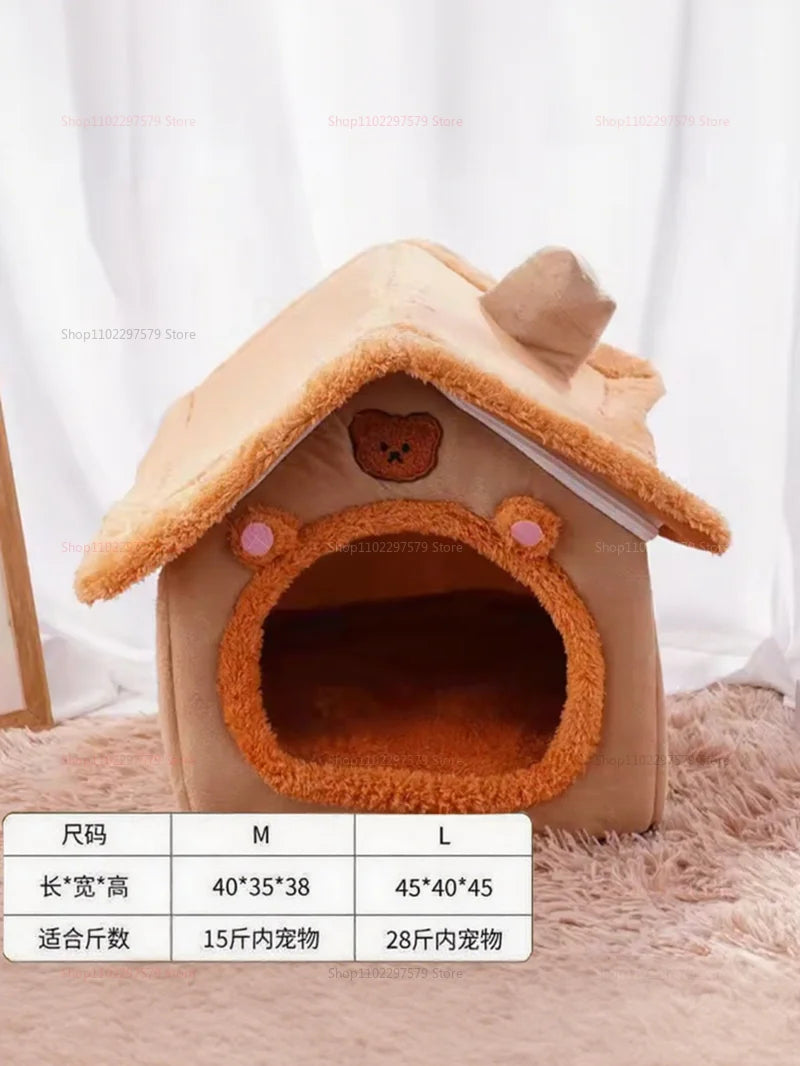 Foldable Washable Pets House