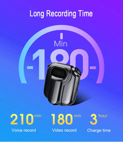 V9 Mini Clip Necklace Camera