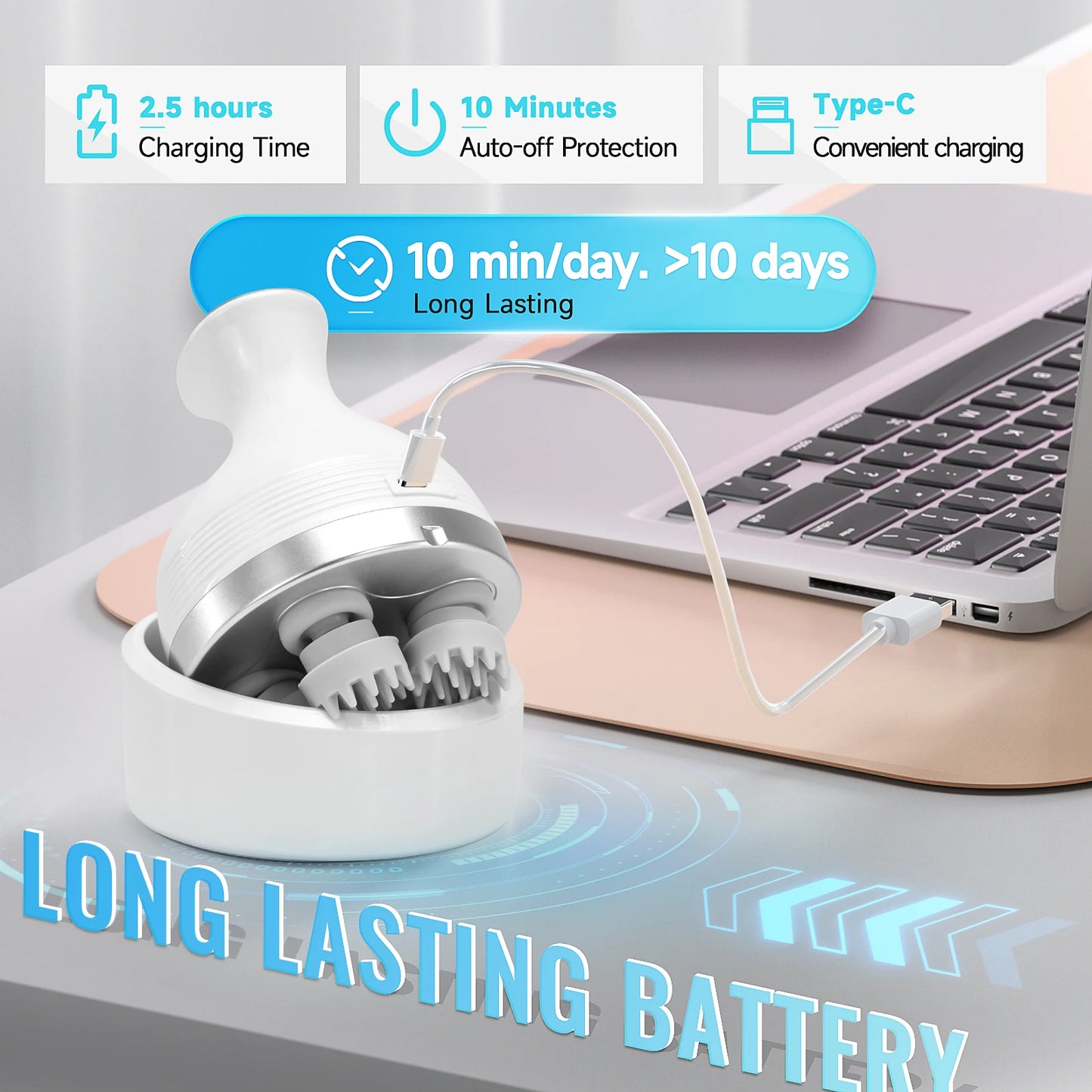 Electric Smart Head Massager