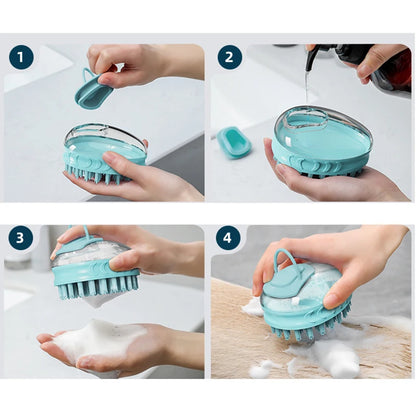 Pet Bath Shower Hair Brush