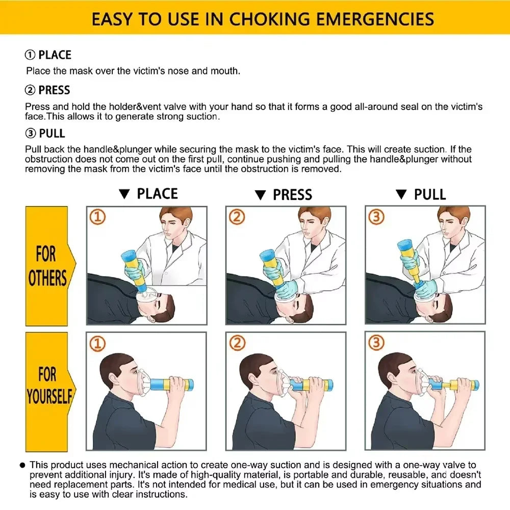 Home Auto Choking Rescue Device