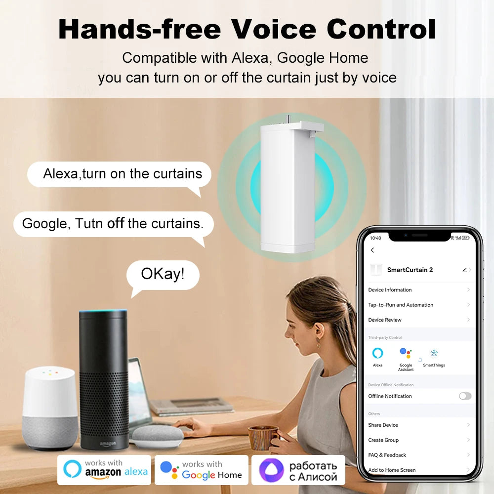 Smart WiFi Shutter Curtain Motor
