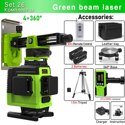 Remote Control 4D 16 lines Laser Level