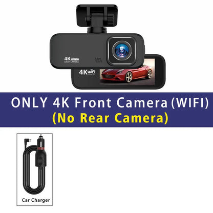 Dual Lens Car 4K Dash Cam